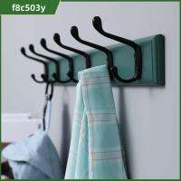 F8C503Y ตะขอ4อัน ตะขอติดผนัง สีทึบทึบ ไม้แข็งสีทึบ ชั้นวางติดผนัง ทนทานต่อการใช้งาน เจาะฟรี ที่แขวนประตู ห้องน้ำห้องครัวที่บ้าน