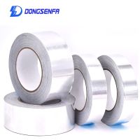 5cm*20m Aluminium Foil Adhesive Sealing Tape High Temperature Resistant Heat Insulation Thermal Resist Duct Foil Adhesive Tape Adhesives Tape