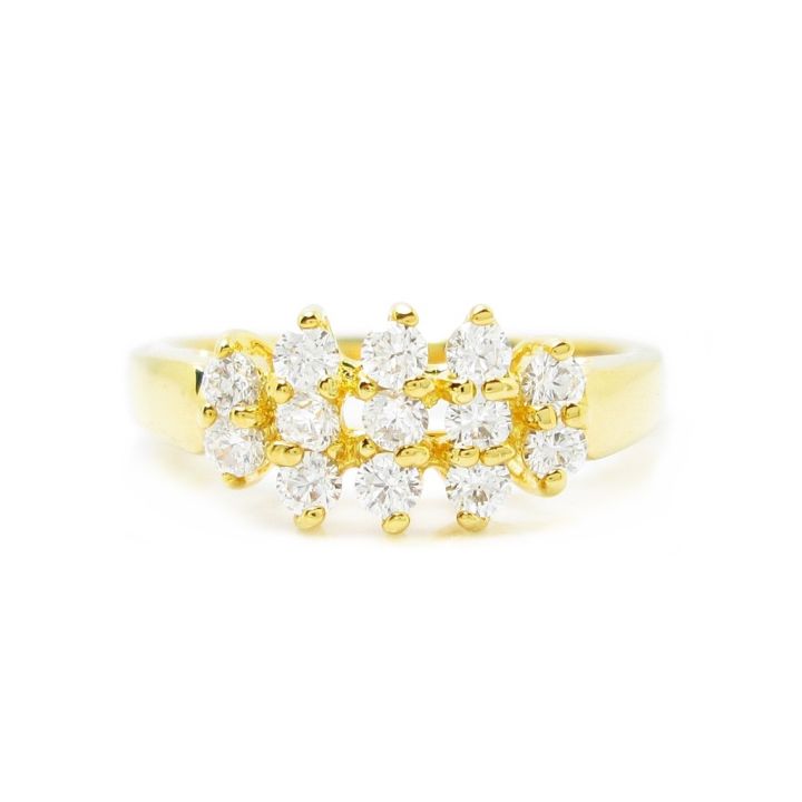 แหวนผู้หญิงมินิมอล-แหวน-cz-แหวนเพชร-ประดับเพชร-cz-สวยวิ้งวับ-แหวนผู้หญิงแหวนแฟชั่น-ชุบทอง-ชุบทอง24เค-บริการเก็บเงินปลายทาง
