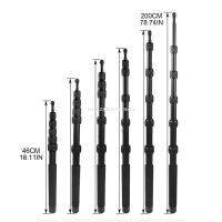 New Product Portable Microphone Boom Pole Arm 6 Section Interview Microphone Telescopic Rod Professional Handheld Boom Pole Rod