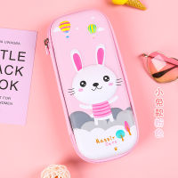 Pink Unicorn Pencil Case EVA 3D Pen Box Stationery Organizer School Supplies Kawaii Ruler Erasers Holder Gift Pouch Ins Storage