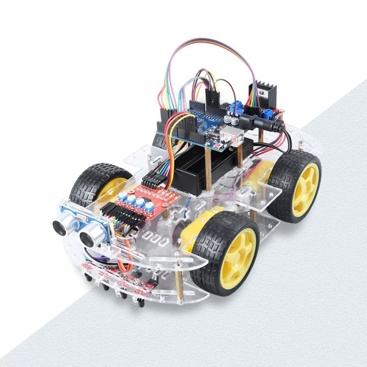 4wd Smart Robot Car Kit For Arduino Starter Programming Robotic For Educational Training Project 4547