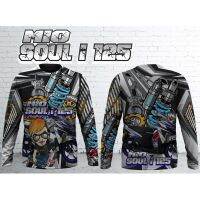 [In stock] 2023 design full sleeve, sublimation long print, thailook design, thailand design,126,soul gray 2motorcycle jersey cycling jersey long shirt，Contact the seller for personalized customization of the name