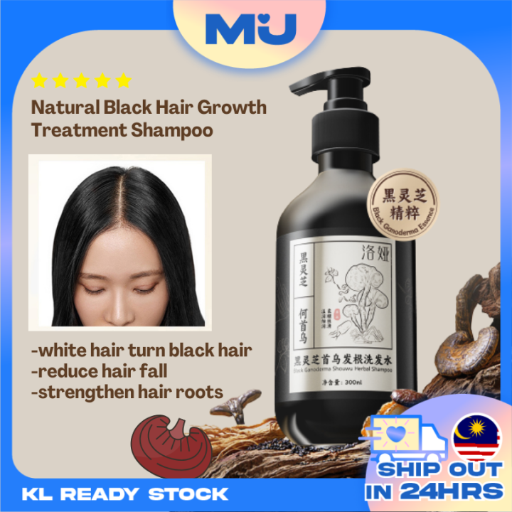 Polygonum Herbal Black Hair Growth Natural White Hair Turn Black