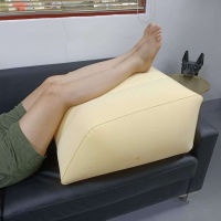 PVC Inflatable Leg Pillow Leg Ramp Wedge Pillow Portable Knee Pillow Pregnant Woman Foot Lift Lightweight Rest Pillow Cushion