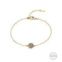 WEST ISLAND LONDON สร้อยข้อมือ กำไล WB GO3-WI9542243 Alice Bracelet  - 14K Gold Plating - Nickel Free - Surgical Grade - IGPU21-2