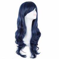 【jw】►✳ Cos-play Wig Fei-Show Synthetic Resistant Wavy Dark Hair Costume Cartoon Peruca Hairpiece