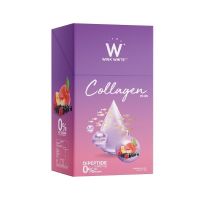 Wink White COLLAGEN  Plus คอลลาเจนสูตรใหม่ กล่องม่วง (1 กล่องบรรจุ 7 ซอง)