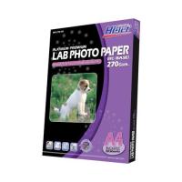 ?เตรียมจัดส่ง? Hi-jet กระดาษโฟโต้ ผิวกึ่งมันกึ่งด้าน Inkjet Platinum Lab (Backside-coated) 270 แกรม A4 50 แผ่น