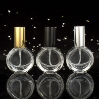 【YF】✑™☃  1pc 10ml Round Glass Perfume Bottle Transparent Spray Fragrance Bottles Atomizer Refillable