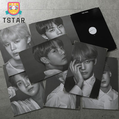 Tstar【จัดส่งเร็ว】 BTS พูดกับตัวเองว่า FINAL HD พรีเมี่ยม KPOP โปสเตอร์กรอบรูป Photocards RM J-Hope จีมินจิน SUGA V Jung Kook