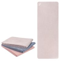 2Mm Yoga Mat Suede Pvc2Mm Sweat Absorbent Dry and Wet Thin Model Ultra-Thin Foldable Portable