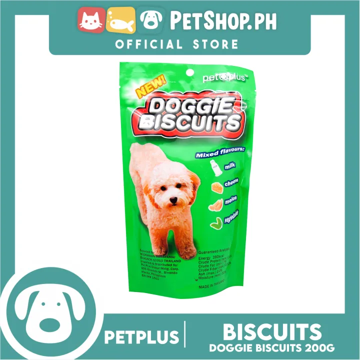Pet Plus Bone Doggie Biscuits 200g Dog Treats Lazada PH