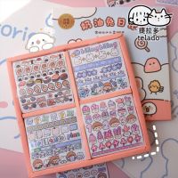 [ขาย] 100แผ่นชุดกระดาษสติกเกอร์ Kawaii กระต่ายการ์ตูนสัตว์กาว DIY Craft ป้ายสำหรับ Scrapbooking Journal Planner Diary