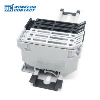 10ชิ้น UK5-HESI ฟิวส์ตัดการเชื่อมต่อสกรูสีดำ5*25มม. 24V/220V LED UK 5 HESI สายขั้วต่อไฟฟ้ารางขั้วไฟฟ้าลัดวงจรบล็อกขั้วและชิ้นส่วน