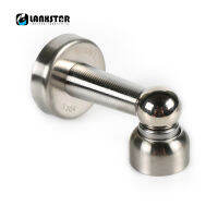 LANXSTAR NEW Stainless Steel Magnetic Door Stop Stopper Catch Avoid No Slamming Back Wall 40x80mm Door Hardware Locks