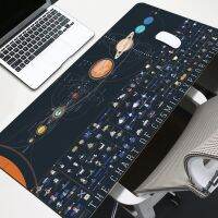 แผ่นรองเมาส์ Xxl Space Star Table Pad อุปกรณ์เครื่องเกม แผ่นรองเมาส์สำหรับเล่นเกม Mausepad เครื่องเกมขนาดใหญ่ Rugby 900x400 พรมโฮมออฟฟิศ