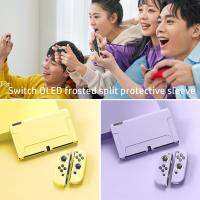 EXOGEN นุ่มดี ทีพียู แป้นเกม สำหรับ NS แผ่นปิดคอนโซลเกม เคสป้องกันโฮสต์ สำหรับ Nintendo สวิทช์ OLED