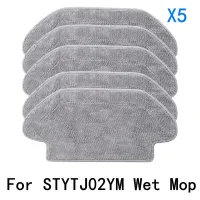 nm-5pcs Washable Wet Mop Accessories For Xiaomi Mijia Mi Robot Vacuum Mop Pro Mijia Stytj02ym Robotic Vacuum Cleaner Viomi V2 P