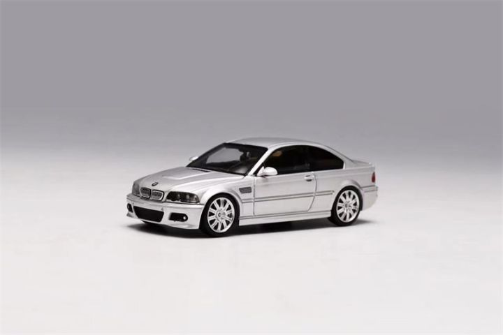 stance-hunters-x-street-weapon-1-64-e46-m3-csl-blue-silver-diecast-model-car