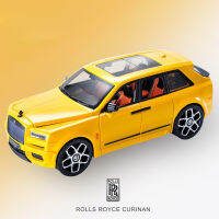 ม้วน1:20-Royce Cullinan โมเดลรถโลหะผสมไฟและรถ Diecast เสียงประกอบของเล่นสำหรับเด็กผู้ชายของขวัญวันเกิดคอลเลกชันรถ Kids Toys