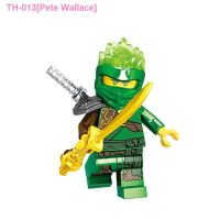 ☃♈☍ Pete Wallace Compatible with lego phantom ninja gold motorcycle people young boy children educational building blocks toys assembled birthday gift