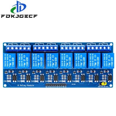 รีเลย์ DC 5V 8ช่องสัญญาณ10ช่องมีบอร์ดขยายสำหรับเครื่องพิมพ์ป้องกันการเชื่อมต่อไฟมีโมดูลรีเลย์ถนน8ทางเดียวสำหรับวงจรรวม Arduino