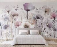 3D Blooming Flower Butterfly Wallpaper Self Adhesive Wallpaper Peel &amp; Stick Wallpaper Photo Wallpaper Mural