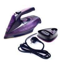 ◇✲ Cordless Electric Steam Iron 2400W Portable Electric Garment Steamer Iron for Clothing Wireless Iron 220V