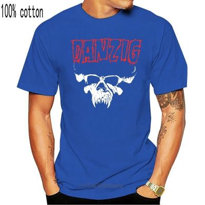 Danzig Heavy Metal Band T-Shirt Red  T Shirt Men Funny T Shirts Short Sleeve Hot 2017 Fashion Men Summer Style  MXLD