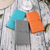 Travel Elegant Handcrafted Diary Notebook Engraved Leather Journal Message Notebook Handwriting Pocketbook Stationery