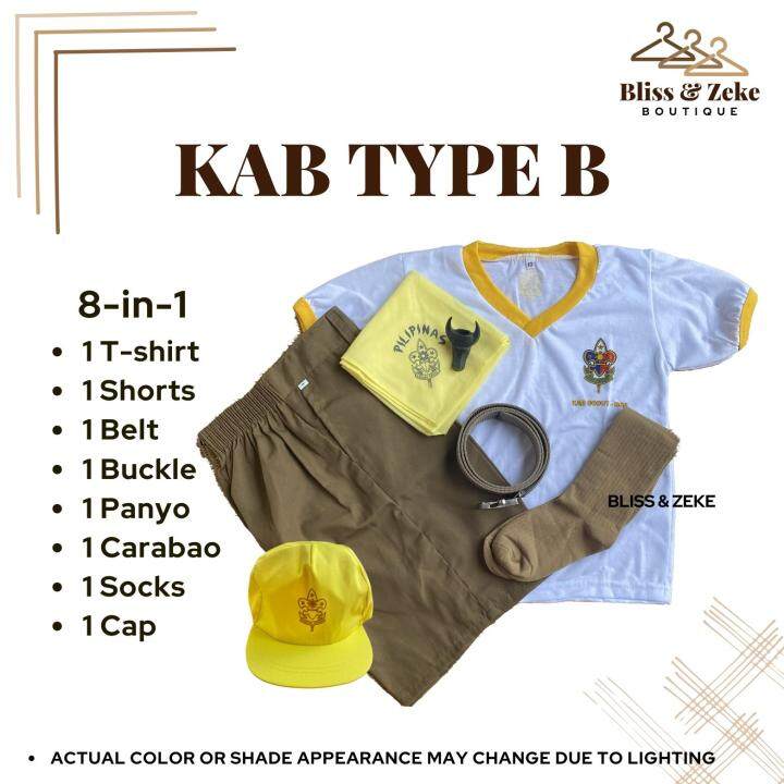 Boy Kab Scout 8 In 1 Complete Set Of Uniform | BZBoutique | Lazada PH