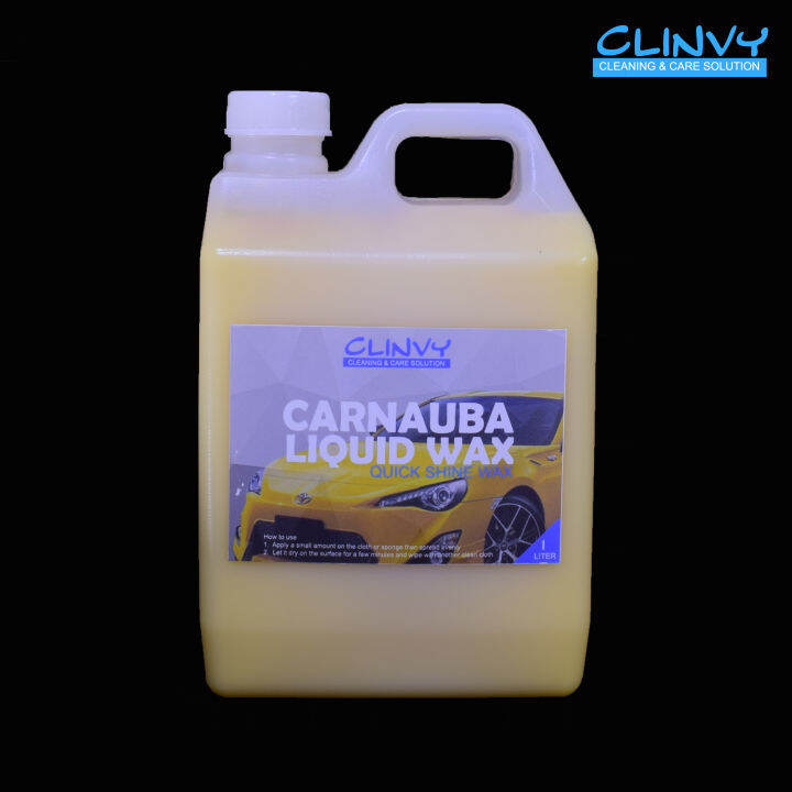 Clinvy Carnauba Wax for Car / Liquid Carnauba Wax 1 Liter Lazada PH