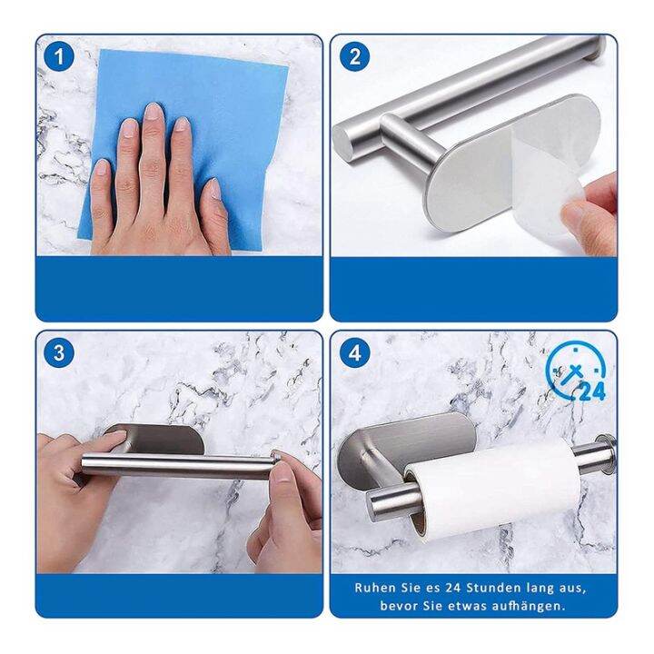 punch-free-bathroom-accessories-tissue-holder-toilet-roll-holder