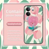 Waterproof Dirt-resistant Phone Case For VIVO S17 Pro/S17 protective TPU armor case Cute Kickstand Back Cover Anti-dust