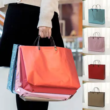 Waterproof PVC Tote Bag Jelly Shoulder Handbag Cosmetic Plastic Bags  Reusable Gift Transparent Shopping Bags Clothing Pouch