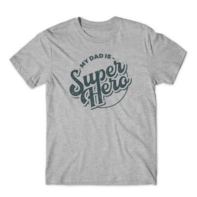 Vintage My Dad Is Super Hero T-Shirt Best Dad In The World Summer T-Shirt  9O9U