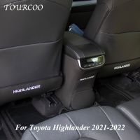 For Toyota Highlander 17-22 Rear Seat Anti Stepping Pad Cover Children Anti Kick Pad Mat