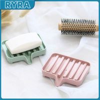 Sponge Holder PP Wheat Straw Storage Rack Drain Soap Box Tray Soapbox 1 Pcs Shower Soap Tray Tool Soap Dish Plate Holder Soap Dishes