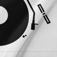 Grey Headphones Record Disc Platter Disk Dj Play Vinyl Spin Tees Mens Bespoke Short Sleeves Blue O-neck Tee