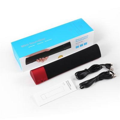 Mini Soundbar Compact Portable Multimedia Wireless Stereo Speaker