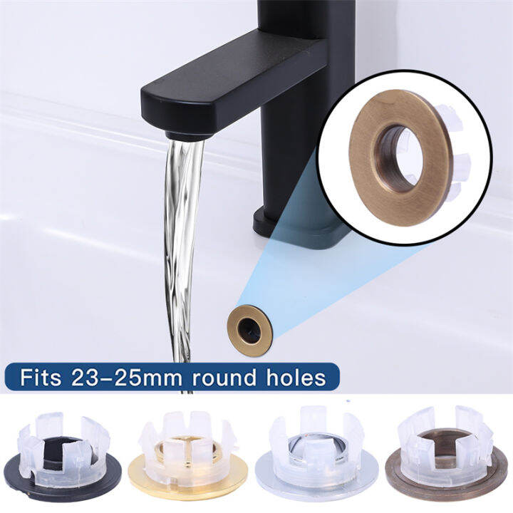 Bathroom Sink Overflow Hole Plug Sink Overflow Simple Decorative Cover