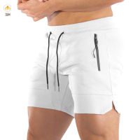 IUM กางเกงขาสั้นผู้ชายพร้อมกระเป๋าซิป Quick Dry Elastic Beach Workout Shorts Over Sports With Zipper Pockets Quick Dry Elastic Beach Workout Shorts Over The Knee Pants Men S Short Elastic