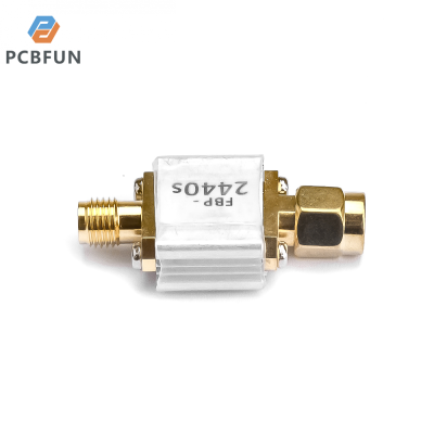 pcbfun FBP-2400ตัวกรอง  2.4G 403MHz/1500MHz/2350MHz/2440MHz อินเตอร์เฟซ SMA WiFi BT Zigbee Anti-Jamming วัตถุประสงค์พิเศษ