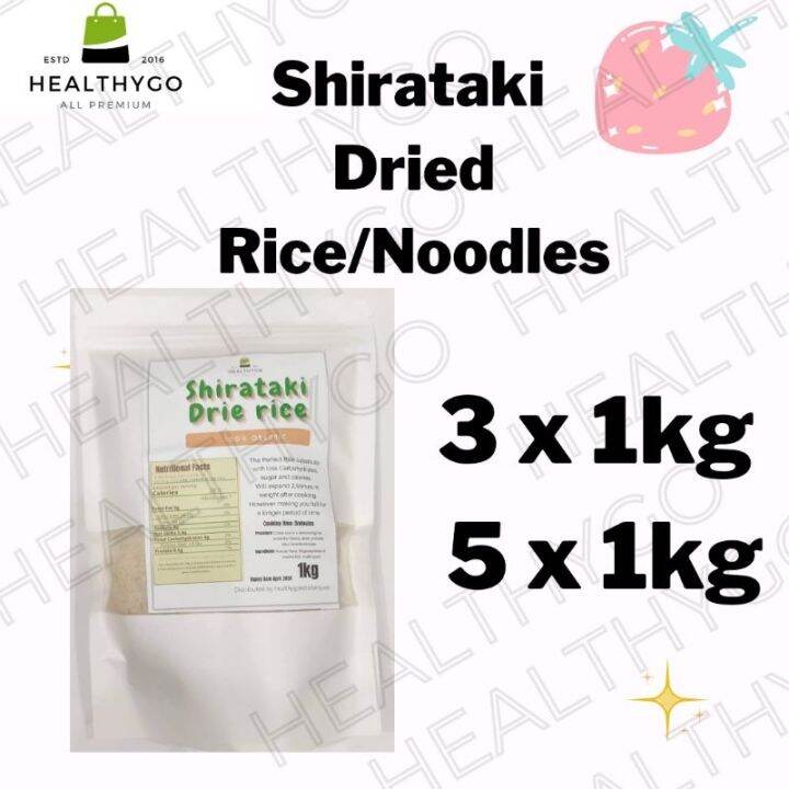 Shirataki dried rice/noodles keto approved | Lazada PH