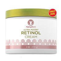 PipinkRock Retinol Cream 400,000 IU per Jar IU 4 oz (113g)