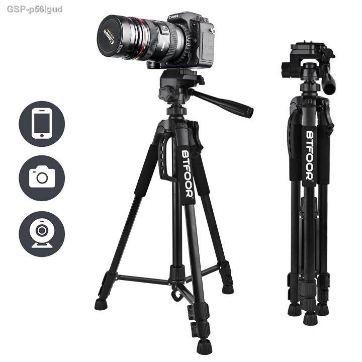 ขาตั้งสูงปานกลาง-p56lgud-55-140cm-อลูมินัมพร้อมเพลตไวสำหรับ-dslr-slr