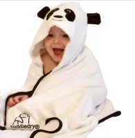 Cuddledry  ผ้าเช็ดตัวพรีเมี่ยมใยไผ่สำหรับเด็ก 1-3 ปี ลายแพนด้า (Hooded Bath Towel, Cuddlepanda)