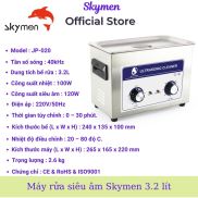 Máy rửa siêu âm Skymen 3,2 lít tặng 2 chạy dung dịch bảo hành 12 tháng