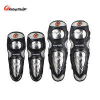 Motorcycle Protective Gear Kneepads Elbowpads Stainless Steel elbow knees Leg Shin Bruce Protector Body Armor Guards HX-P19